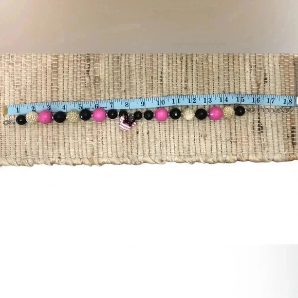 Girls Bubble Gum Bead Necklace with Minnie Mouse - Picture 8 of 9